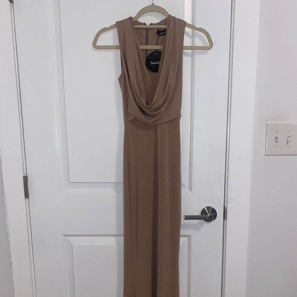 Nookie Entice Gown in Latte - XS